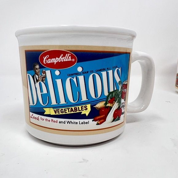 Campbell’s Soup Mugs For Houston Harvest 2005 Set of 4 Collectible 3.5” X 4” - Picture 6 of 8